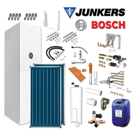Junkers Bosch GC5300i WM 24/210 SO, GC-P5306, 2xFCC, Abgas Dach rot, L/LL in stock