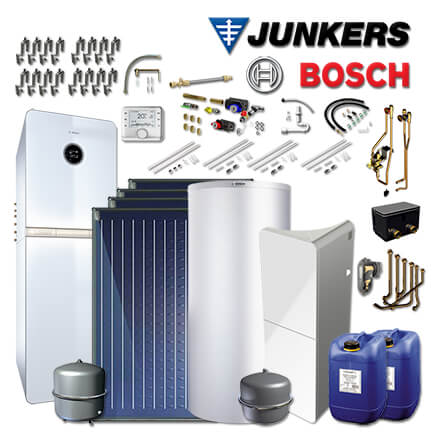 Junkers Bosch GC-WMH903 mit Gastherme GC9000iWM 30/100 S, HDS400, 4xFKC, CW400 in stock