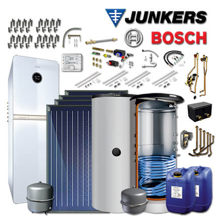 Junkers Bosch GC-WMH907 mit Gastherme GC9000iWM 30/100 S, BS500-6, 4xFKC, CW400 in stock