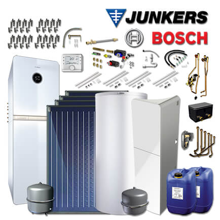 Junkers Bosch GC-WMH904 mit Gastherme GC9000iWM 30/150 S, HDS400, 4xFKC, CW400 in stock