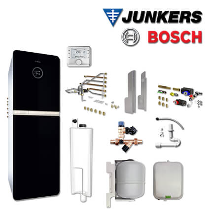 Junkers Bosch GCWM20 mit GC9000iWM 30/210 SB Gas-Brennwerttherme, CW 400, 1 HK in stock