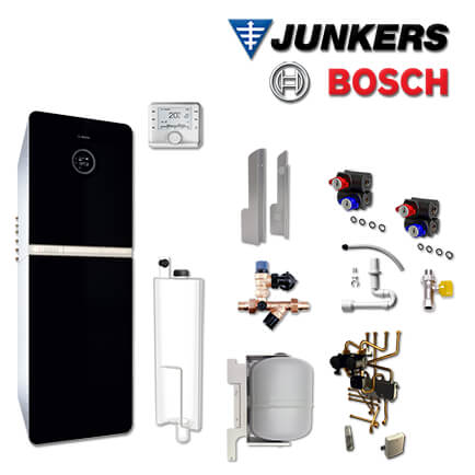 Junkers Bosch GCWM24 mit GC9000iWM 30/210 SB Gas-Brennwerttherme, CW 400, 2 HK in stock