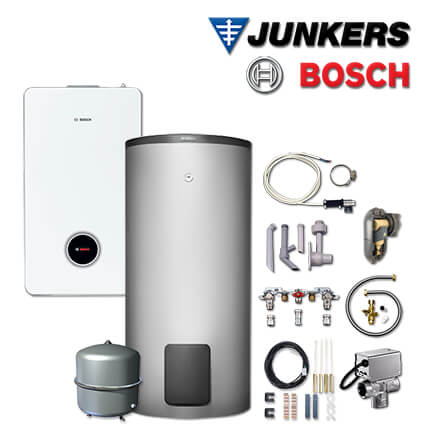 Junkers Bosch GCH 98-002 mit Gas-Brennwerttherme GC9800iW 30 H 23, WH 290 LP 1 B in stock