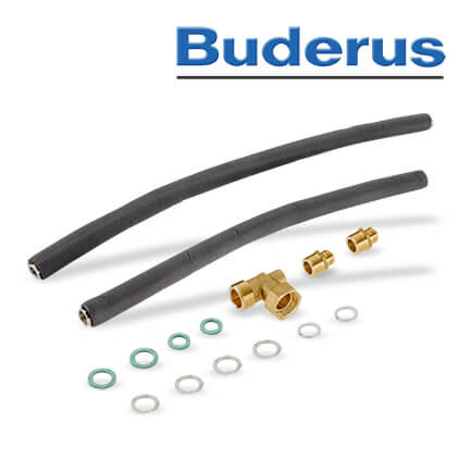 Buderus N-Flex GB172/GB152/U152/U154 Verrohrungssatz HK-Seitig in stock
