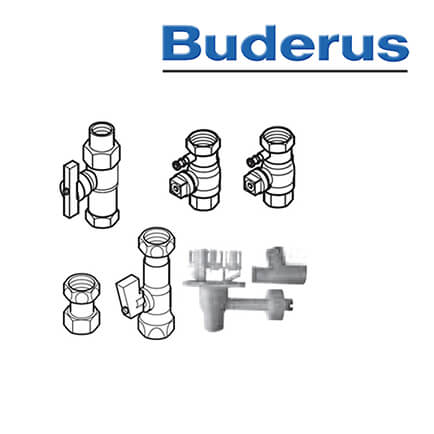 Buderus AS6-AP Anschluss-Set 6, Aufputz in stock