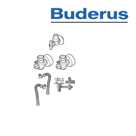 Buderus AS7-UP Anschluss-Set 7, Unterputz in stock