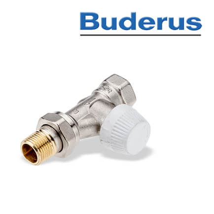 Buderus Thermostatventil Unterteil M30 x 1,5mm, Durchgangsform 1/2" in stock