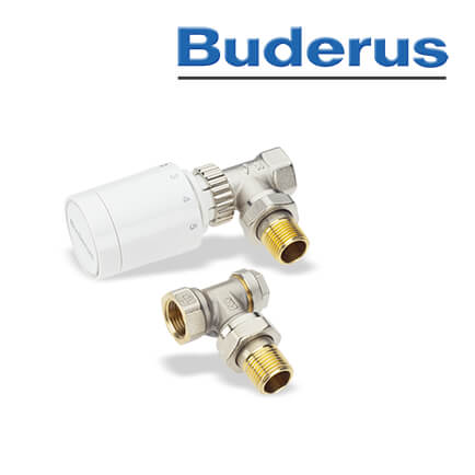 Buderus Paket Thermostatkopf BH1, Eckform, C Profil/Plan in stock