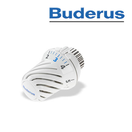 Buderus Logafix Thermostatkopf BH-W0 mit Festfühler und Nullstellung in stock