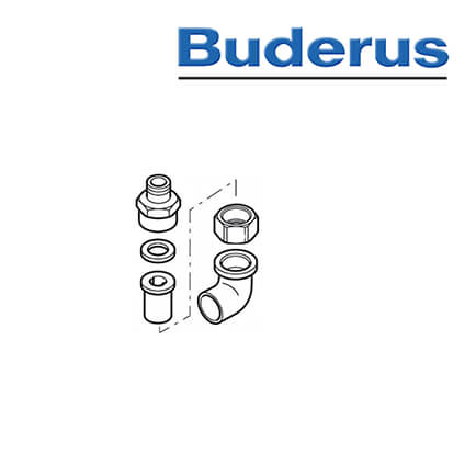 Buderus ZP Zirkulationspumpenanschluss zum Einbau in S-Flex in stock