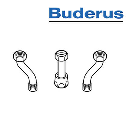 Buderus AV Adapterset, bei Ersatz von Vaillant-Geräten in stock