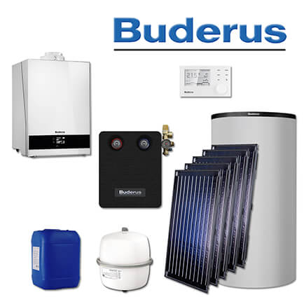Buderus GB192-25i, SL123, Gas-Brennwerttherme, weiß, 5 x SKN4.0-s, P750 S in stock