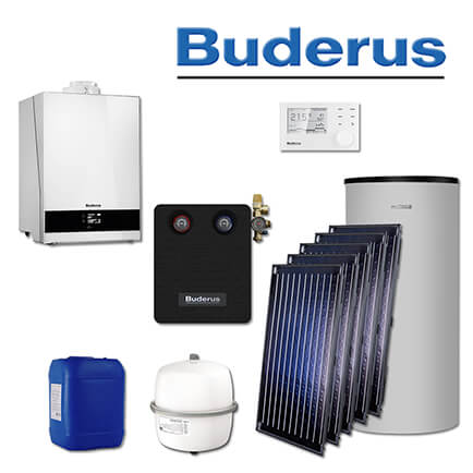 Buderus GB192-25i, SL121, Gas-Brennwerttherme, weiß, 5 x SKN4.0-s, P750 S in stock