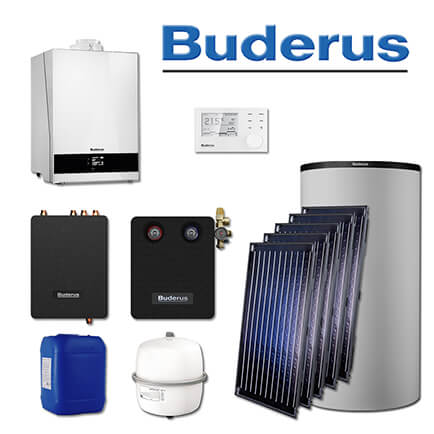 Buderus GB192-25i, SL122, Gas-Brennwerttherme, weiß, 5 x SKN4.0-s, PNR750 in stock