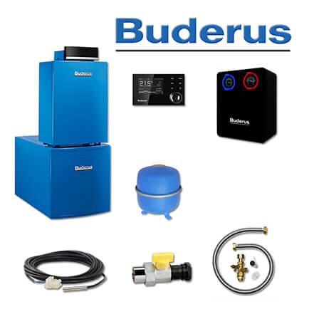 Buderus GB212-22, K59, Gas-Brennwertkessel, L160/2R Speicher, HS25, E/H in stock