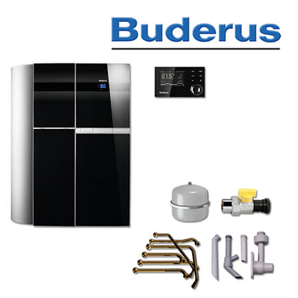Buderus GBH192-25iT 150S, W68, Gas-Brennwerttherme, schwarz, PNR400, RC310 in stock