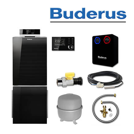 Buderus KB192i-22, K75, Gas-Brennwertkessel, L200.3 RS Speicher, HSM25, Erdgas in stock