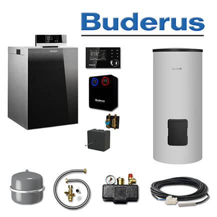 Buderus KB195i-15, K80, Öl-Brennwertkessel, SU300 Speicher, HSM20, RC310 in stock