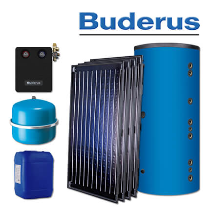 9,2m² Buderus Logaplus Solaranlage S76, SKN4.0-S, HS 750, ohne Montageset in stock