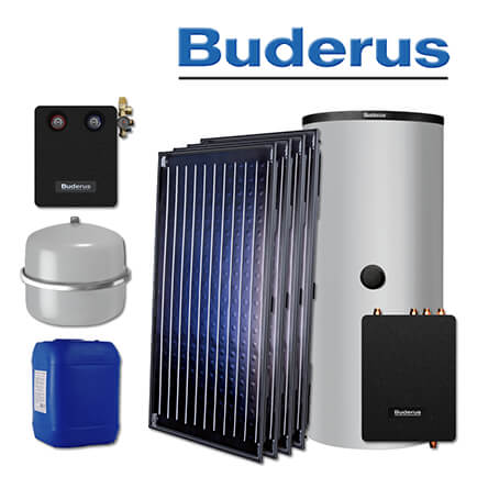 9,2m² Buderus Logaplus Solaranlage S77, SKN4.0-S, PNR750.6 ES, Aufdachmontage in stock