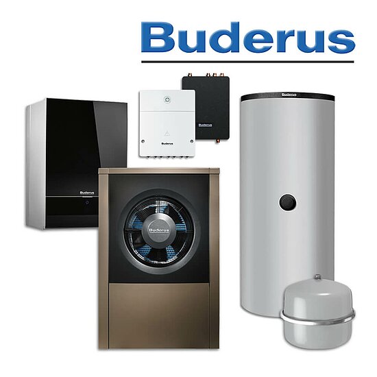 Buderus WLW196i-11 AR E, Luft-/Wasser-Wärmepumpe, PRZ500.6 E, FS20/2 in stock
