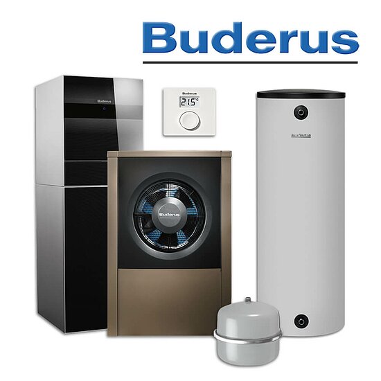 Buderus WLW196i-11 AR T190, Luft/Wasser-Wärmepumpe, P200.5 S-B in stock