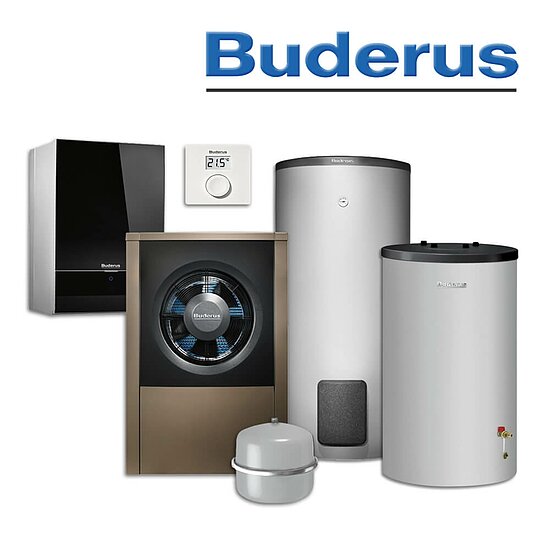 Buderus WLW196i-6 AR B, Luft/Wasser-Wärmepumpe, SH290 RS-B, P120.5 S-B in stock