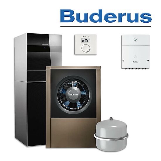 Buderus WLW196i-8 AR TS185, Luft-/Wasser-Wärmepumpe Bedieneinheit RC100 H in stock