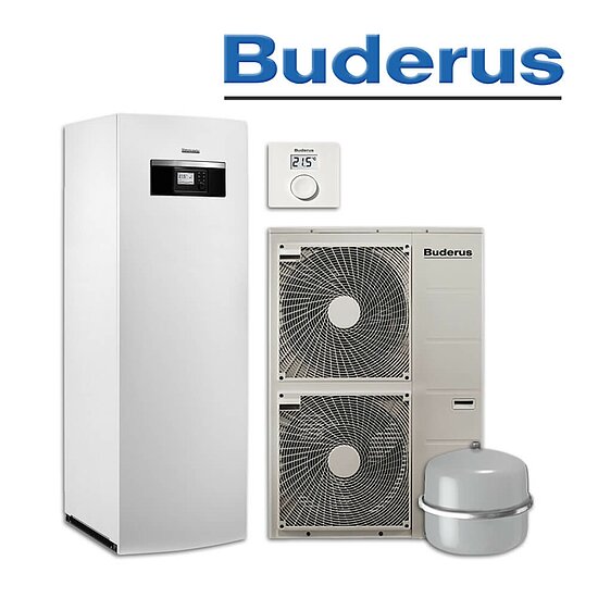 Buderus WPLS 11.2 RT, Logatherm Split-Wärmepumpe, RC100 H in stock