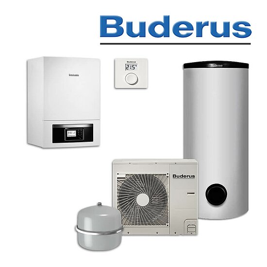 Buderus WPLS6.2 RE, Logatherm Split-Wärmepumpe, SH290 RS-B, RC100 H in stock