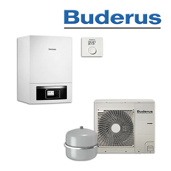 Buderus WPLS8.2 RE, Logatherm Split-Wärmepumpe, RC100 H in stock