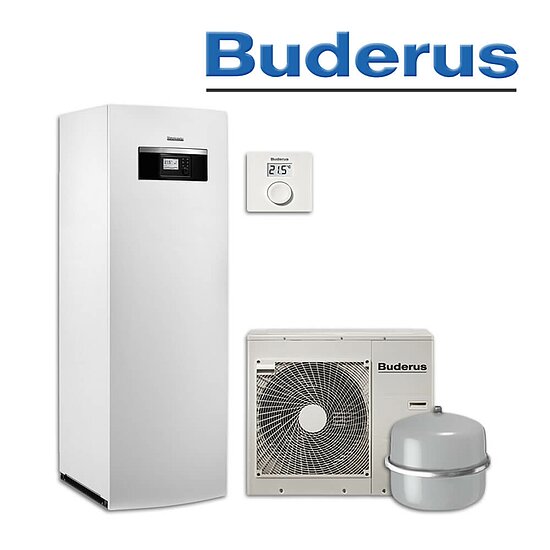 Buderus WPLS 8.2 RT, Logatherm Split-Wärmepumpe, RC100 H in stock