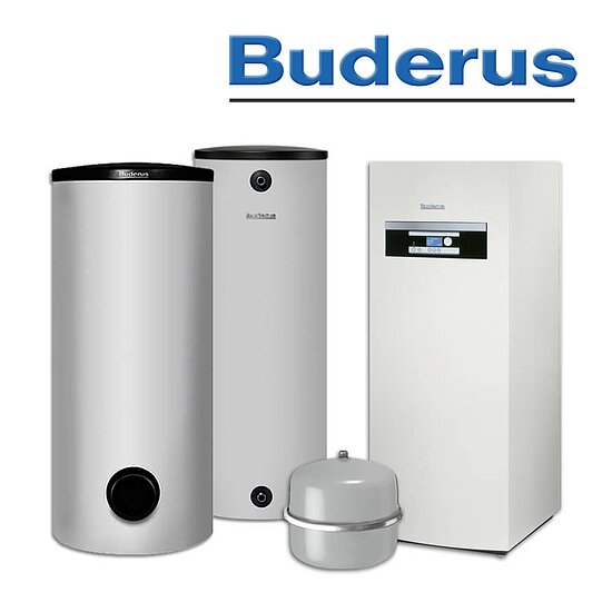 Buderus WPS 10-1, Logatherm Sole/Wasser-Wärmepumpe, P200.5 S-B, SH370 RS-B in stock