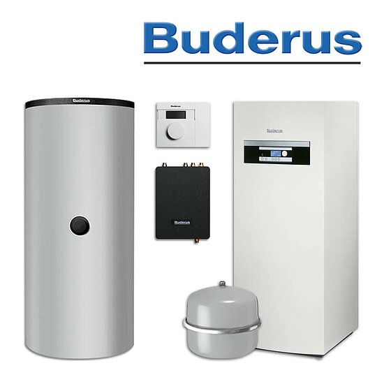 Buderus WPS 13-1, Logatherm Sole/Wasser-Wärmepumpe, PNRZ1000.6 ES-B, FS20/2, HRC2 in stock