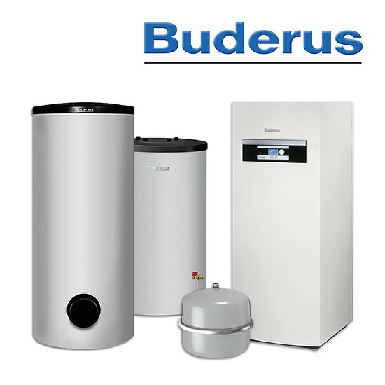 Buderus WPS 8-1, Logatherm Sole/Wasser-Wärmepumpe, P120.5 S-B, SH290 RS-B in stock
