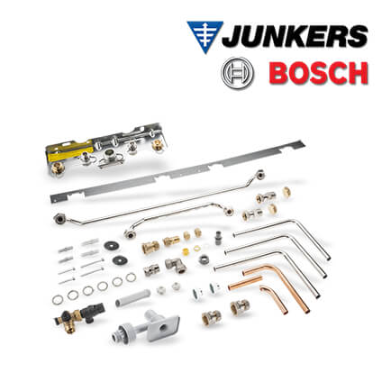 Junkers Anschlusssatz Nr. 678 für Storacell ST 50/80-6, Nebeneinander, AP/UP in stock