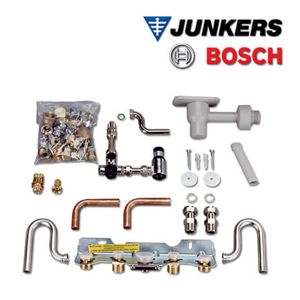 Junkers Anschlusssatz Nr. 679 für Storacell ST 50/80-6, getrennt, AP/UP in stock