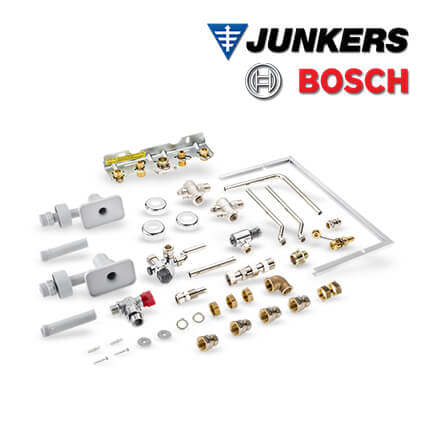 Junkers Anschlusssatz Nr. 793 für Storacell ST 50/80-6, Übereinander, Unterputz in stock