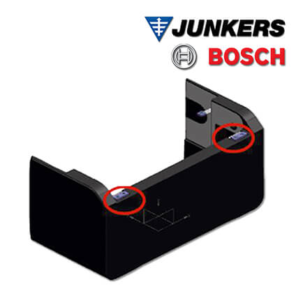 Junkers Bosch Designblende zum kaschieren der Verrohrung für GC9000i W in stock