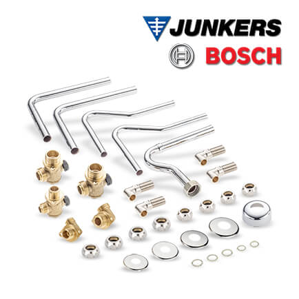 Junkers Bosch Anschlusssatz HW-SetBCR-1 für Unterputz-Installationen in stock