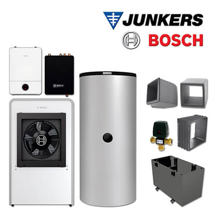 Junkers Bosch CS758 mit Luft/Wasser-Wärmepumpe CS7000iAW 13 IRE, BHS 1000, FF20 in stock