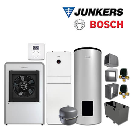 Junkers Bosch CS751 mit Luft/Wasser-Wärmepumpe CS7000iAW 13 IRMB, WH 370 LP1 B in stock
