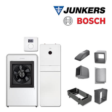 Junkers Bosch CS771 mit Luft/Wasser-Wärmepumpe CS7000iAW 7 IRM, CR10H in stock
