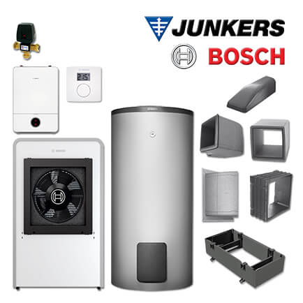 Junkers Bosch CS746 mit Luft/Wasser-Wärmepumpe CS7000iAW 9 IRE, WH 290 LP1 B in stock