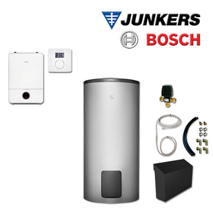 Junkers Bosch CS714 mit Luft/Wasser-Wärmepumpe CS7001iAW 13 ORE, WH 370 LP1 B in stock