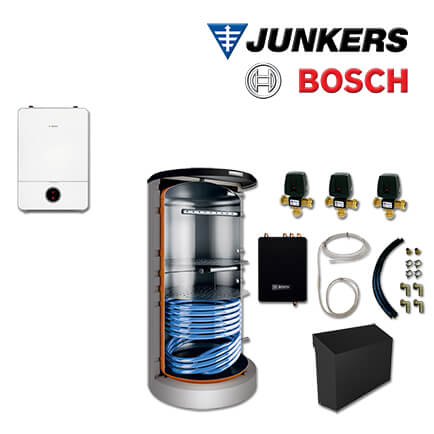 Junkers Bosch CS718 mit Luft/Wasser-Wärmepumpe CS7001iAW 13 ORE, BHS 1000, FF20 in stock