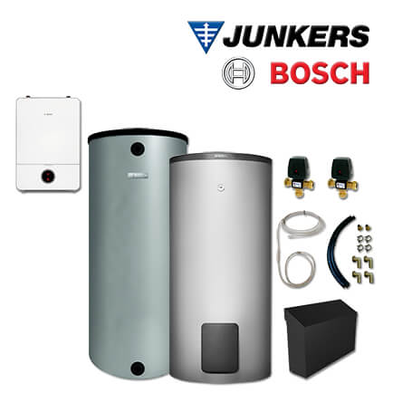 Junkers Bosch CS722 mit Luft/Wasser-Wärmepumpe CS7001iAW 7 ORB, WH290, BH200-5 in stock