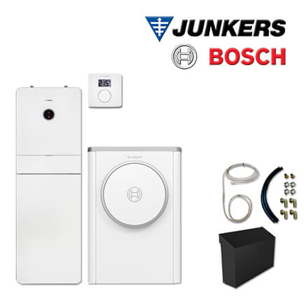 Junkers Bosch CS744 mit Luft/Wasser-Wärmepumpe CS7400iAW 7 ORM, CR10H in stock