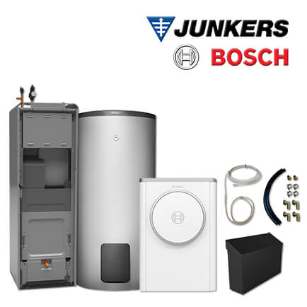 Junkers Bosch CS742 mit Luft/Wasser-Wärmepumpe CS7400iAW 7 ORMB, WH 290 LP1 B in stock