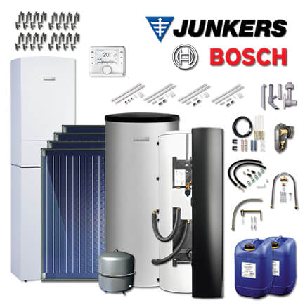Junkers Bosch CSW63 mit Brennwerttherme CSW 24/75-3, CW400, BBS400-5, 4xFKC in stock